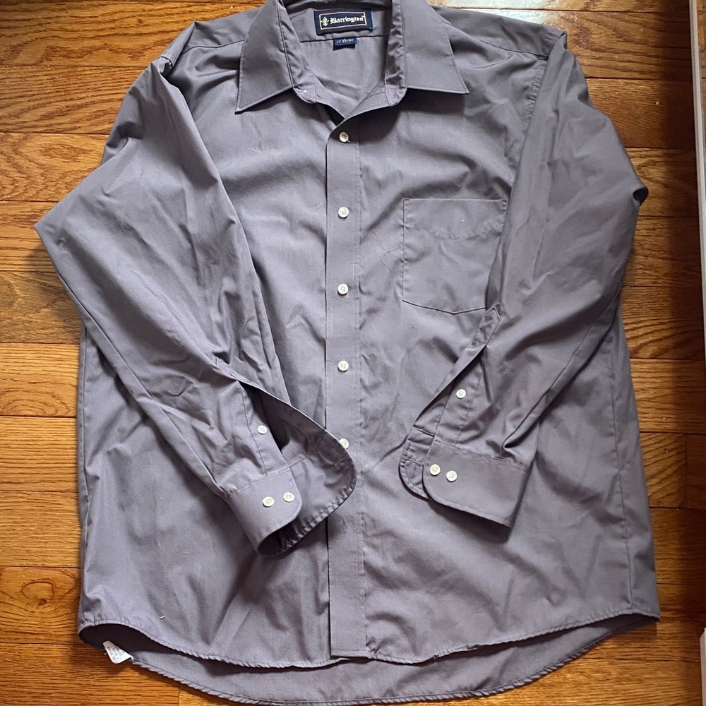 Barrington Men's Gray Dress Shirt
